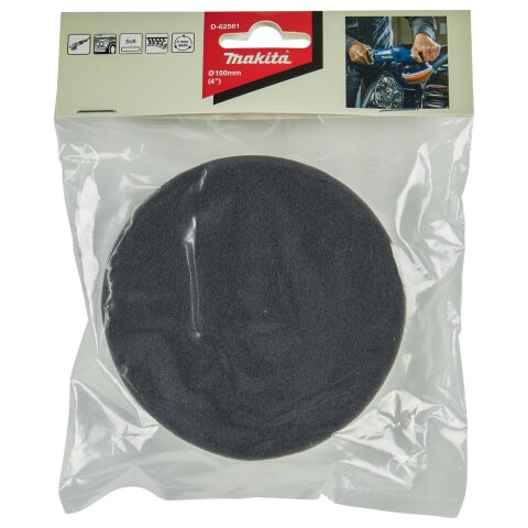 Makita D-62561 Polierpad Schwarz 100mm EN