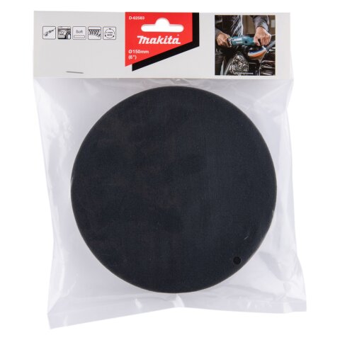 Makita D-62583 Polierpad Schwarz 150mm