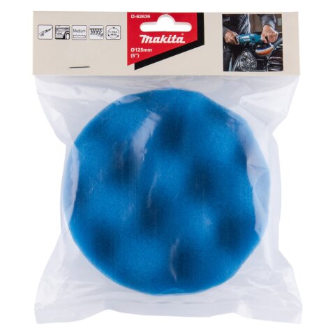 Makita D-62636 Polierpad Blau 125mm EN