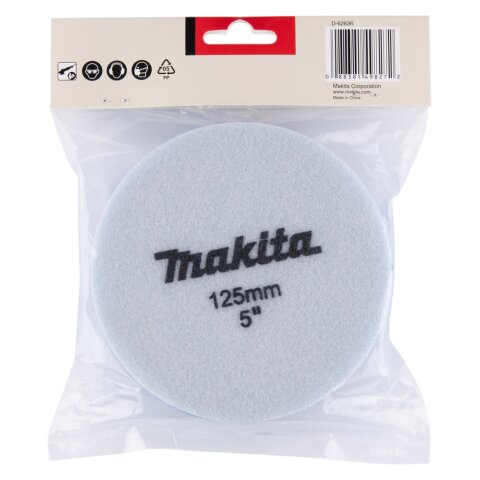 Makita D-62636 Polierpad Blau 125mm EN