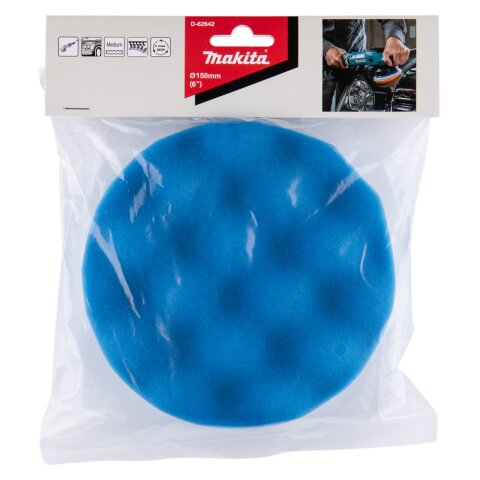Makita D-62642 Polierpad Blau 150mm EN