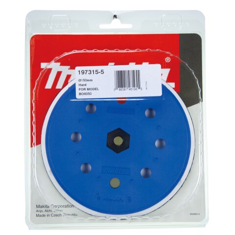 Makita 197315-5 Schleifteller  Hart 150mm EN
