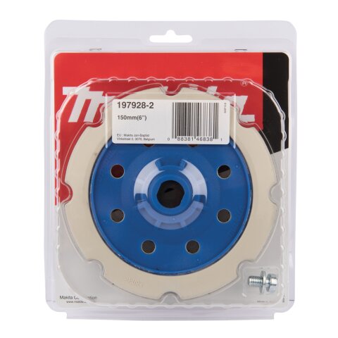 Makita 197928-2 Schleifteller 150mm Klett EN