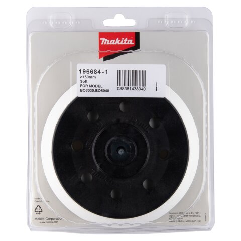 Makita 196684-1 Schleifteller Weich 150mm EN
