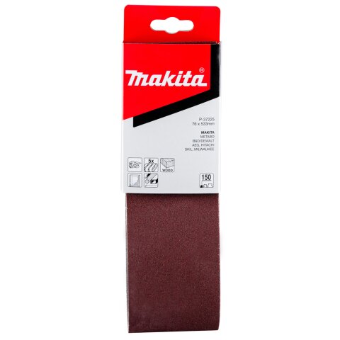 Makita P-37225 Schleifband 76x533mm K150