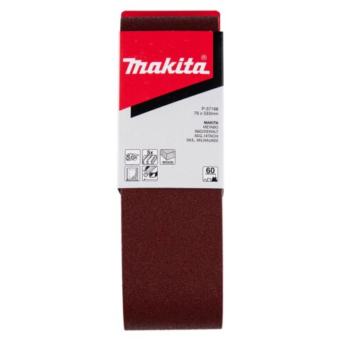 Makita P-37188 Schleifband 76x533mm K60