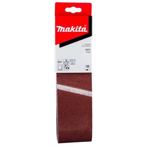 Makita P-37340 Schleifband 76x610mm K100 EN