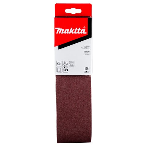 Makita P-37356 Schleifband 76x610mm K120 EN