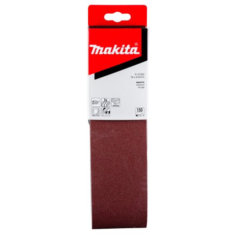 Makita P-37362 Schleifband 76x610mm K150 EN