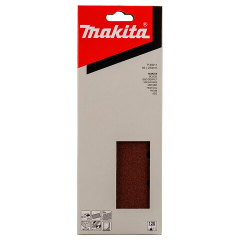 Makita P-36011 Schleifpapier 93x230mm K120 LOCH EN