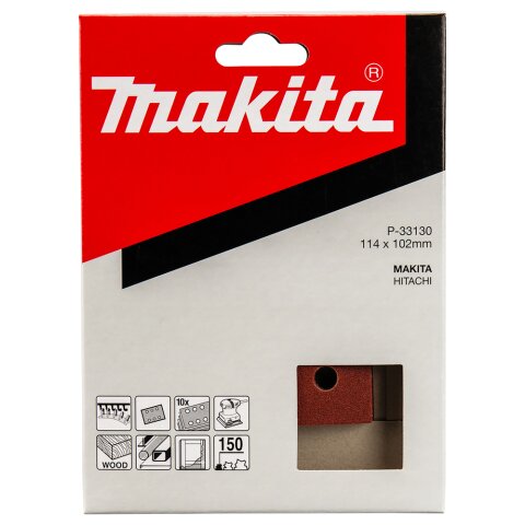 Makita P-33130 Schleifpapier Klett 102x114 K150 EN