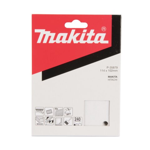 Makita P-35879 Schleifpapier Klett 102x114 K240 EN