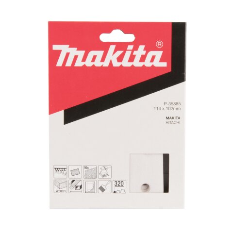Makita P-35885 Schleifpapier Klett 102x114 K320