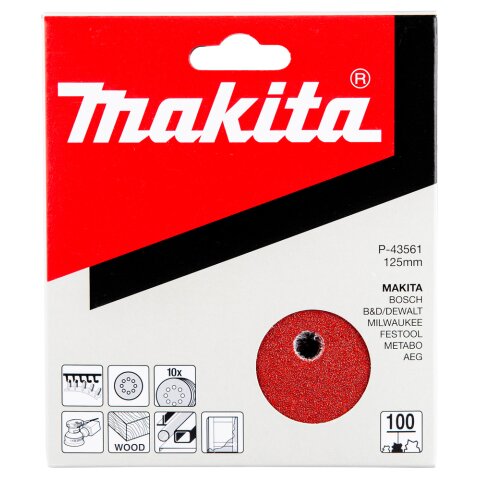 Makita P-43561 Schleifpapier Klett 125mm K100