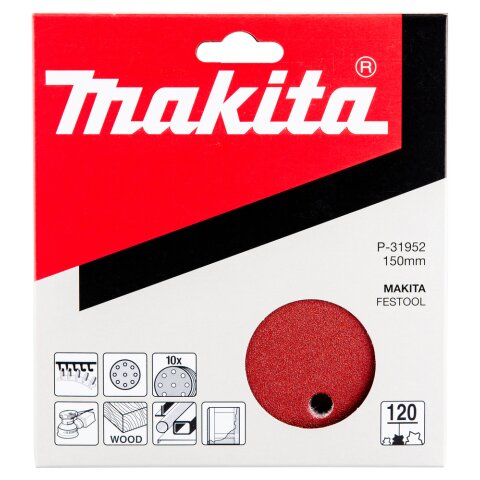 Makita P-31952 Schleifpapier Klett 150mm K120