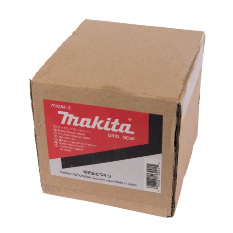 Makita 794384-3 Schleifnylon-Bürste K80 EN
