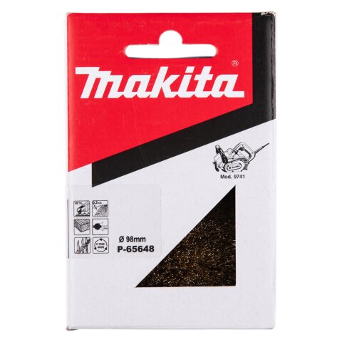 Makita P-65648 Stahldrahtbürste Vermessingt EN