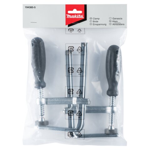 Makita 194385-5 Schraubzwingen Set 2stk. EN