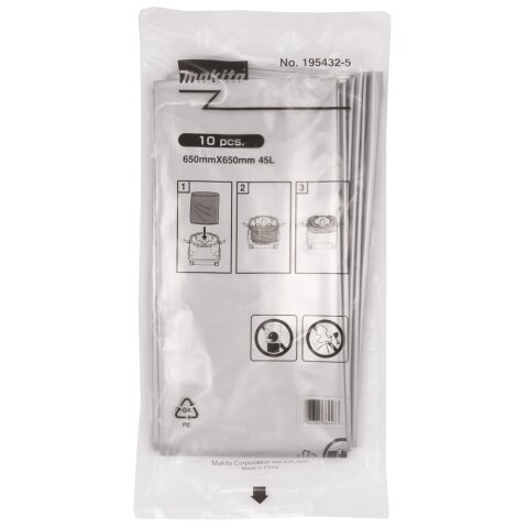 Makita 195432-5 Entsorgungssack 10Stk EN