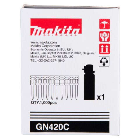 Makita 196294-4 Betonnagel 2,6x40mm C6 + Gas