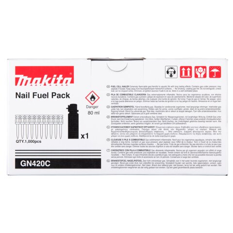 Makita 196285-5 Betonnagel 3,1x15mm HC6 + Gas