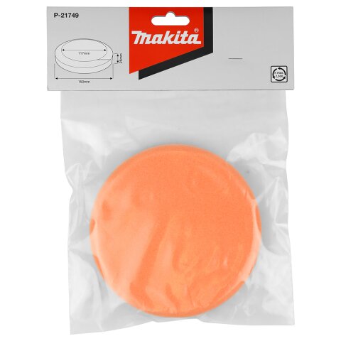 Makita P-21749 Polierpad Orange 150x25mm EN