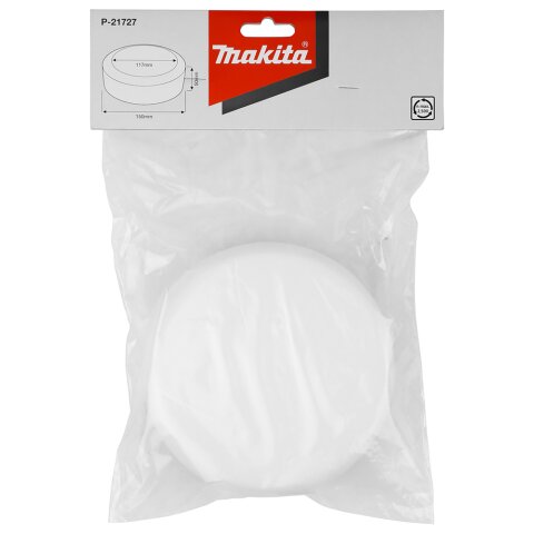 Makita P-21727 Polierpad Weiss 150x50mm