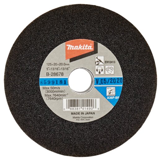 Makita B-28678 Schleifstein K36 125x20x20 EN