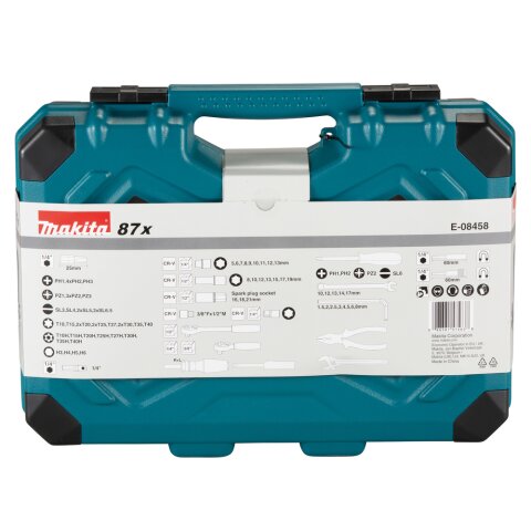 Makita E-08458 Werkzeugset 87tlg