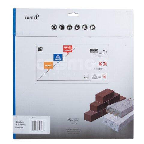 Makita B-13552 Diamanttrennscheibe 350x25,4 COMET