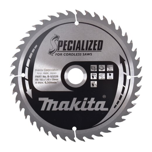 Makita B-53229 SPECIALIZED Sägeb.165x20x44Z
