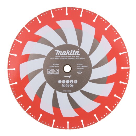 Makita B-55348 Diamanttrennscheibe 350mm RESCUE