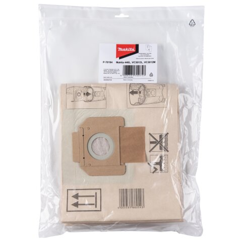 Makita P-70194 Filtersack L 5Stk EN
