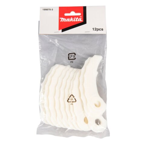 Makita 199870-3 Ersatzmesser Kunststoff 12 St.