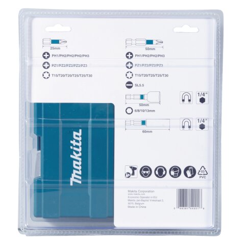 Makita B-66880 Impact Black Bit-Set 35-tlg. EN