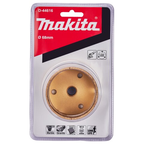 Makita D-44616 Diamant-Hohlbohrkrone 68mm M14
