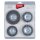 Makita D-65729 Rundbürsten-Set 4tlg. Stahl EN