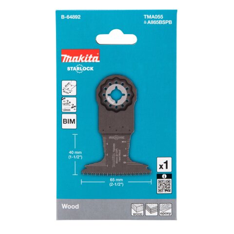 Makita B-64892 Tauchsägeblatt 65 BIM TMA055