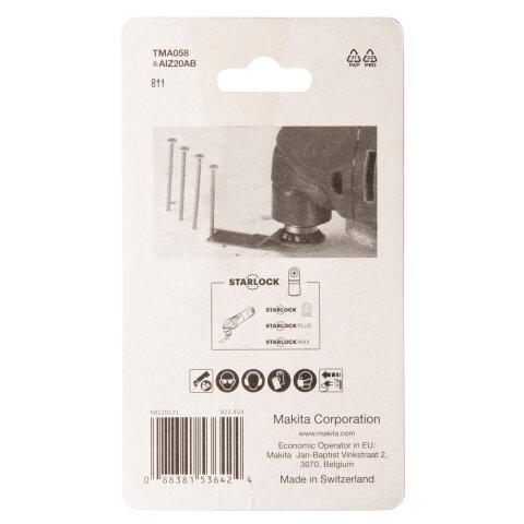 Makita B-64923 Tauchsägebl. 20mm TMA058