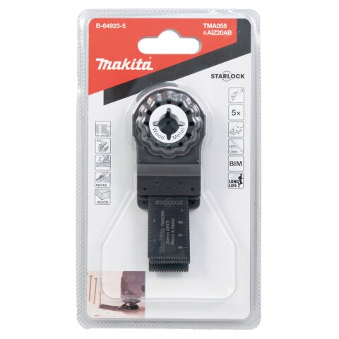 Makita B-64923-5 Tauchsägebl. 20mm TMA058 5Stk.