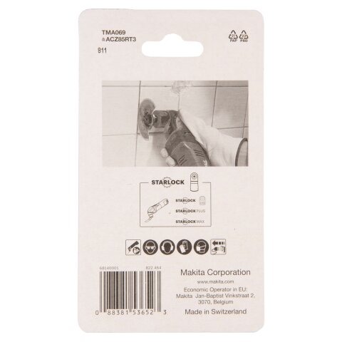 Makita B-65028 HM-Segmentsägebl.85 TMA069