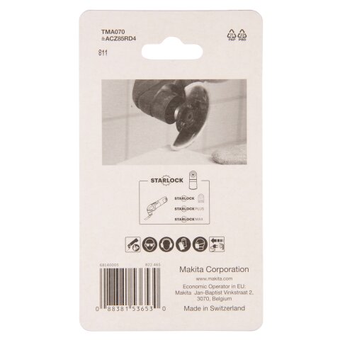 Makita B-65034 Diamant-Segmentsägeblatt TMA070