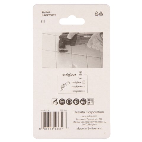 Makita B-65040 HM-Segmentsägebl.65 TMA071