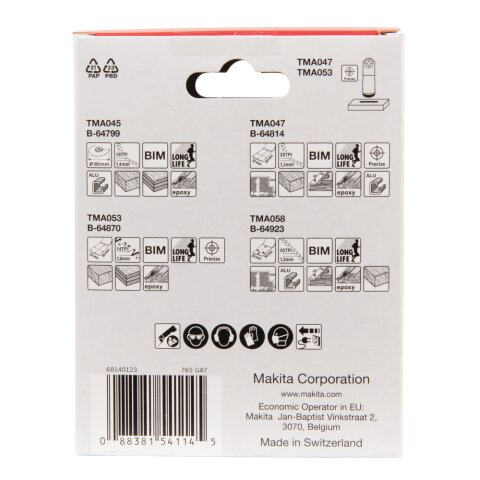 Makita B-67480 Tauchsägebl.-Set 4Stk