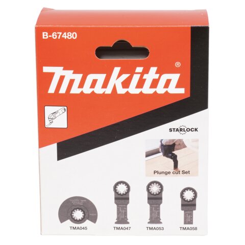 Makita B-67480 Tauchsägebl.-Set 4Stk