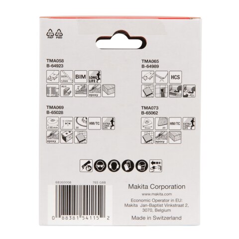 Makita B-67496 Fliesen-Set 2 4Stk
