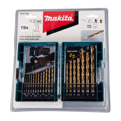 Makita B-67795 Bohrer-Set 19tlg EN