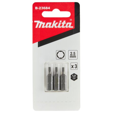 Makita B-23684 6-KT Bit 2,5x25mm EN