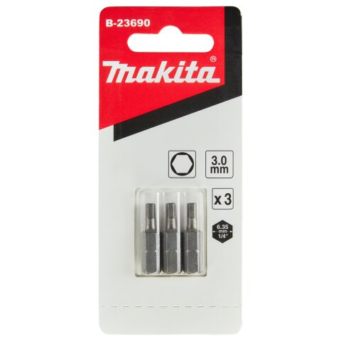 Makita B-23690 6-KT Bit 3,0x25mm EN