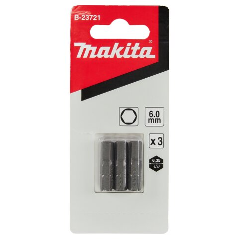 Makita B-23721 6-KT Bit 6,0x25mm EN